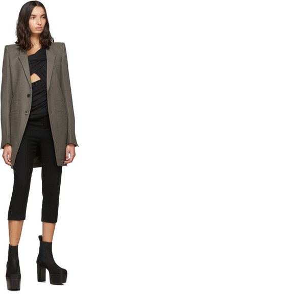 SOLD RICK OWENS FW19 LARRY • Black Draped Alix Top - Picture 5 of 13